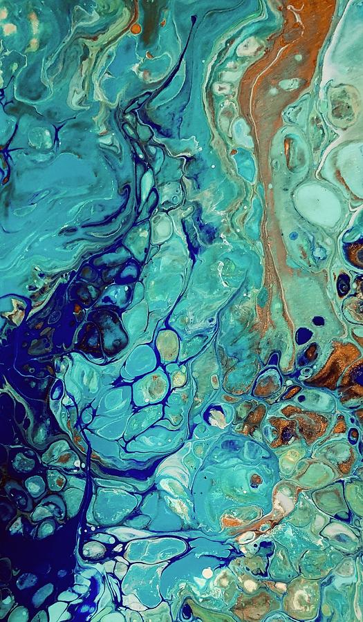 Water Flow #2 Painting by Elizabeth F - Fine Art America