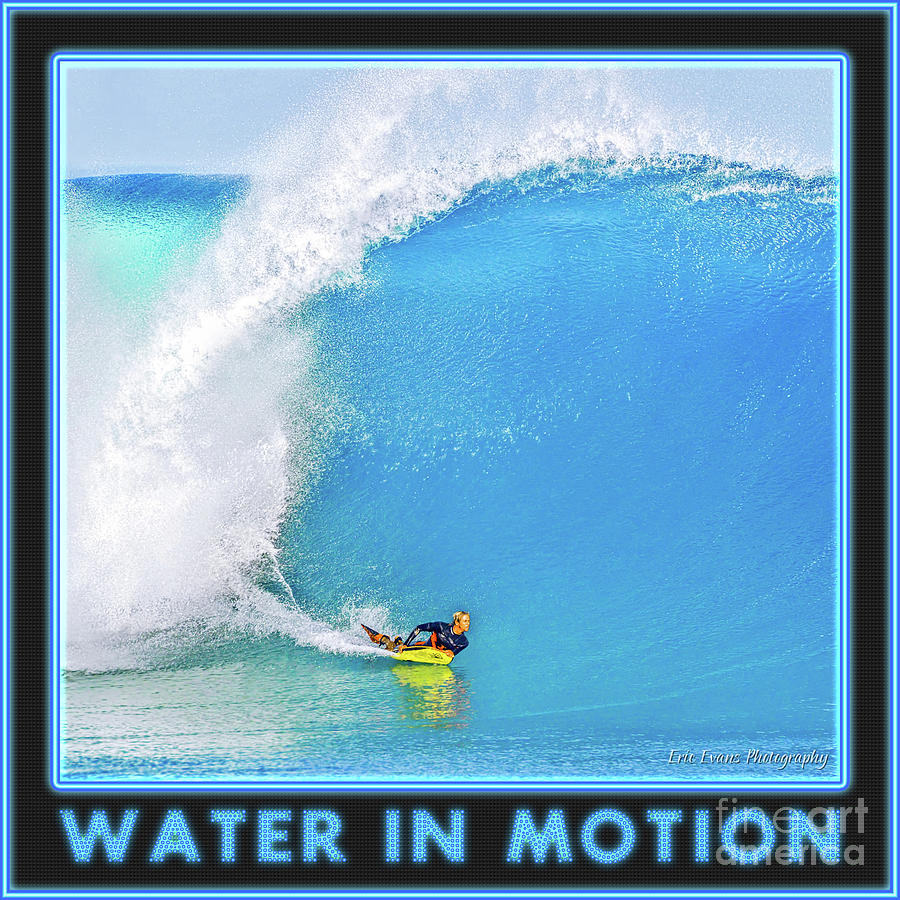 Water In Motion Gallery Button Photograph by Aloha Art