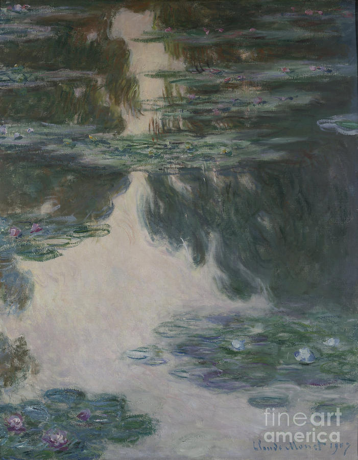 Water Lilies, 1907 Drawing by Heritage Images