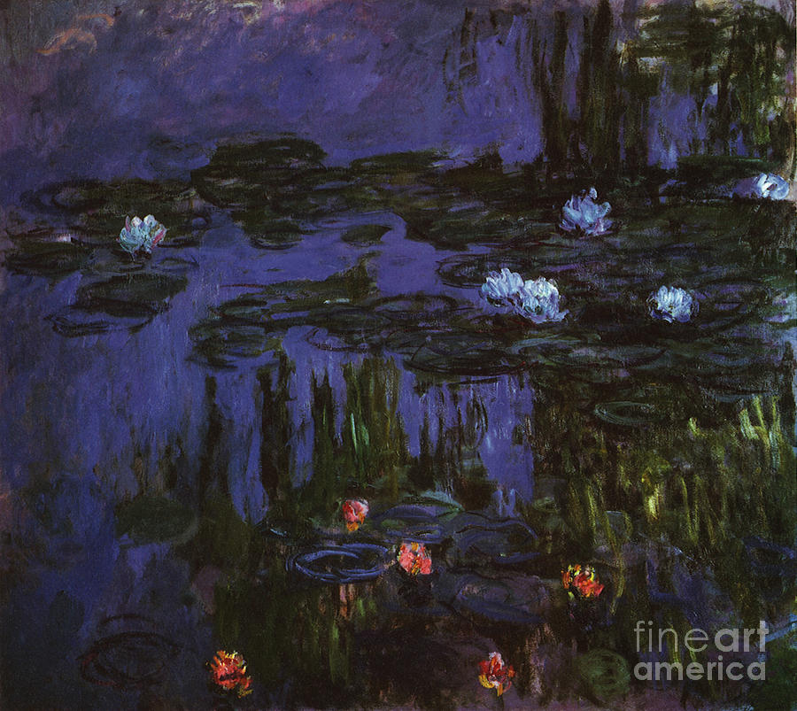 Water Lilies, 1914 Painting by Claude Monet