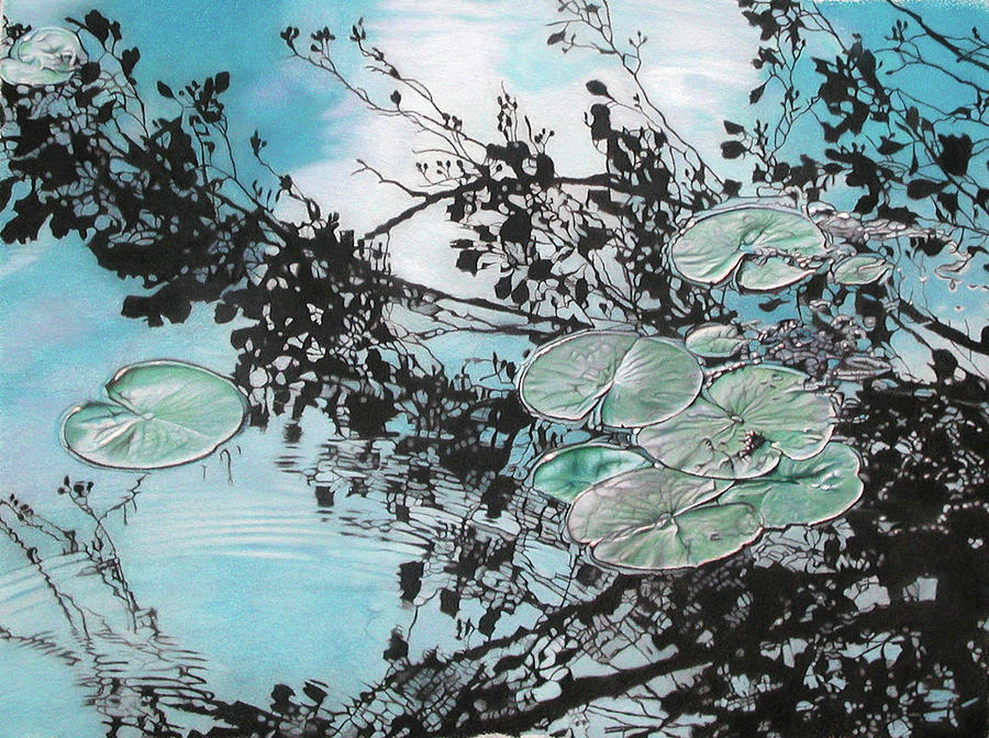 Water Lilies Painting by Rusty Frentner