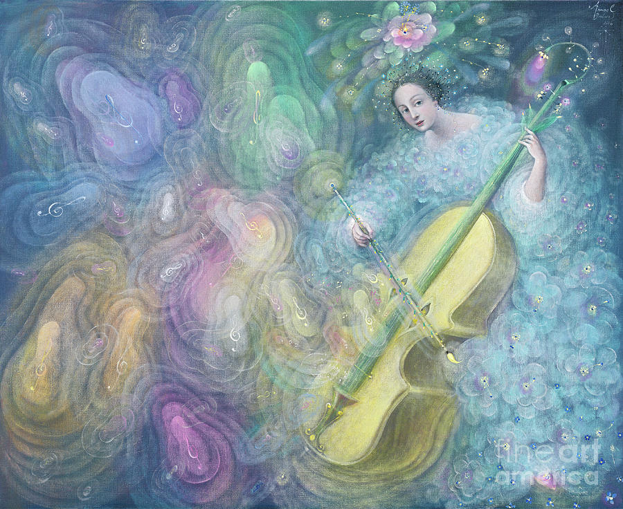 Water Music Painting by Annael Anelia Pavlova
