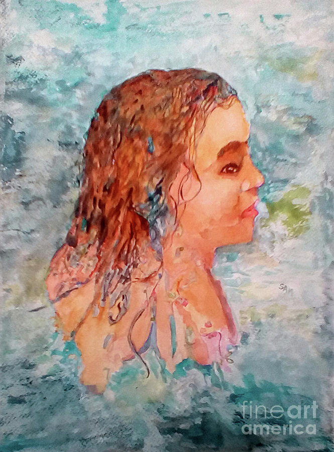 Water Nymph Painting by Sandy McIntire