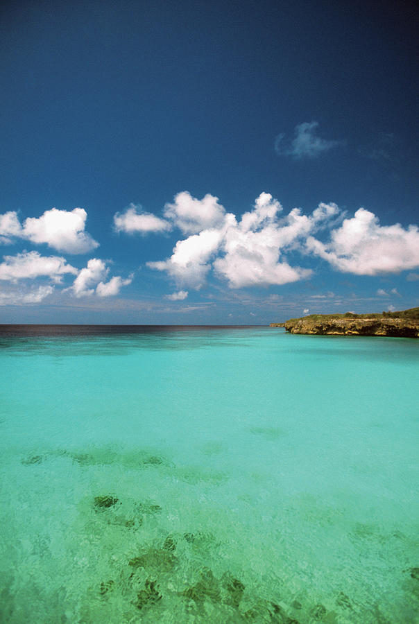 Water Off Knip Beach On Curacao Photograph by Medioimages/photodisc