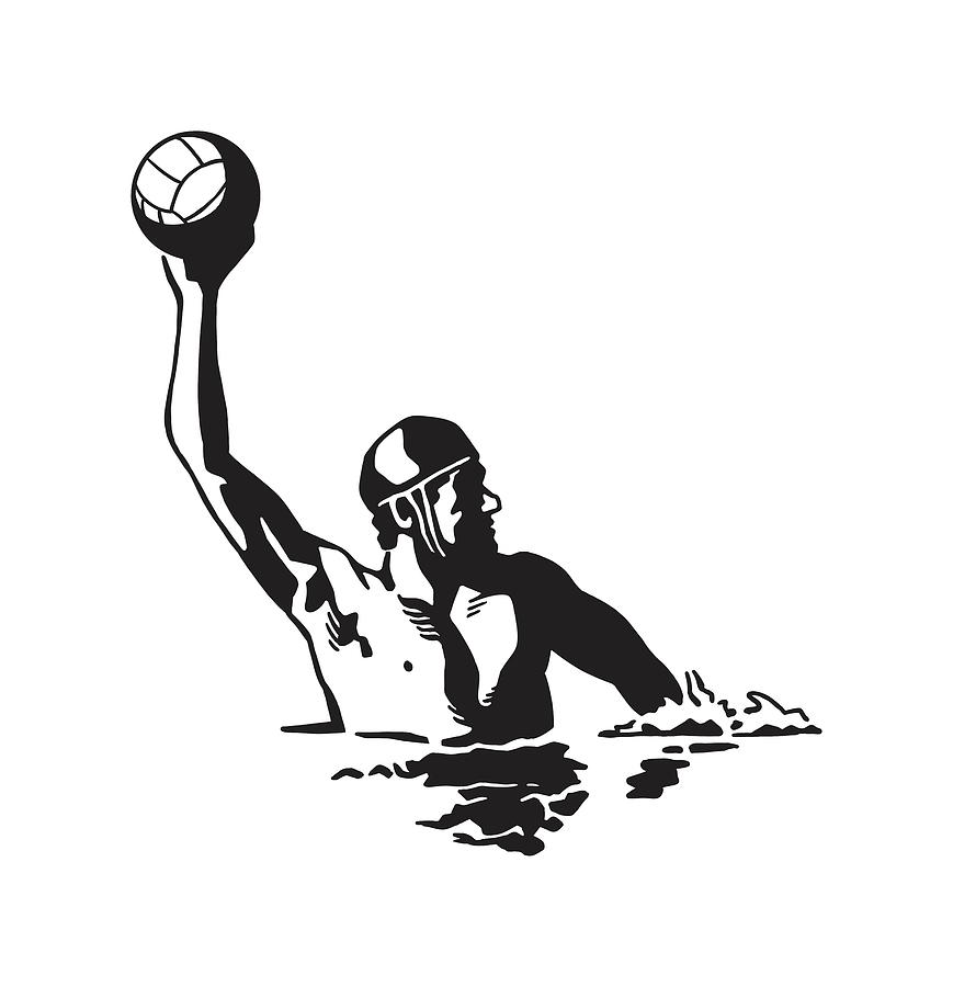 Water Polo Drawing by CSA Images - Fine Art America