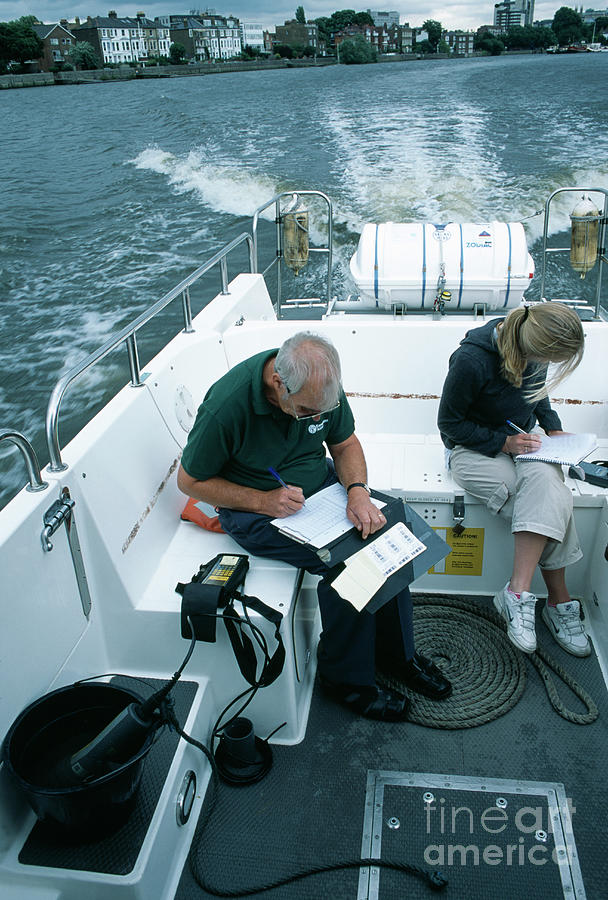 Water Quality Monitoring Photograph by Graeme Ewens/science Photo Library