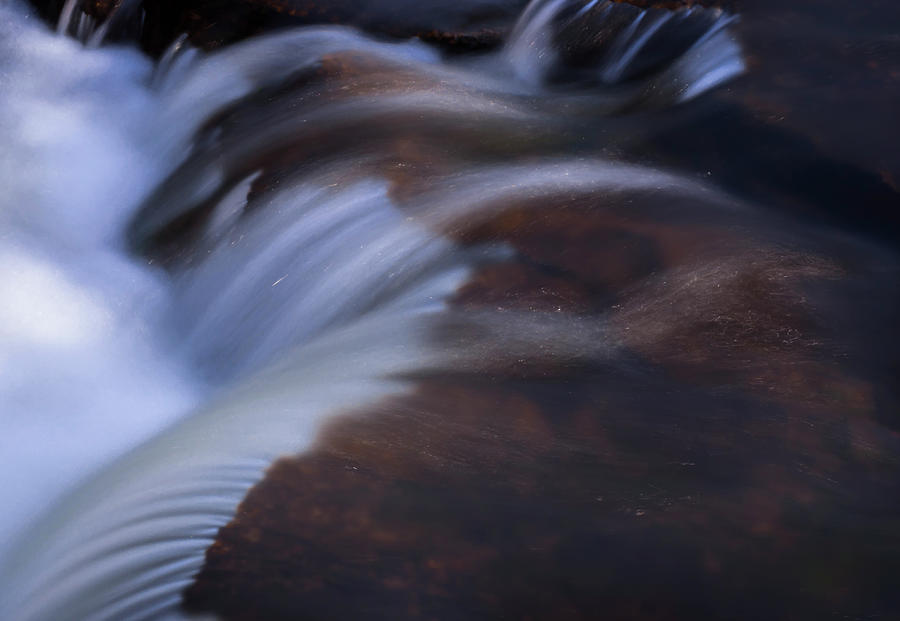 Waterfall Photograph - Water Rushing Over Rocks by Anthony Paladino