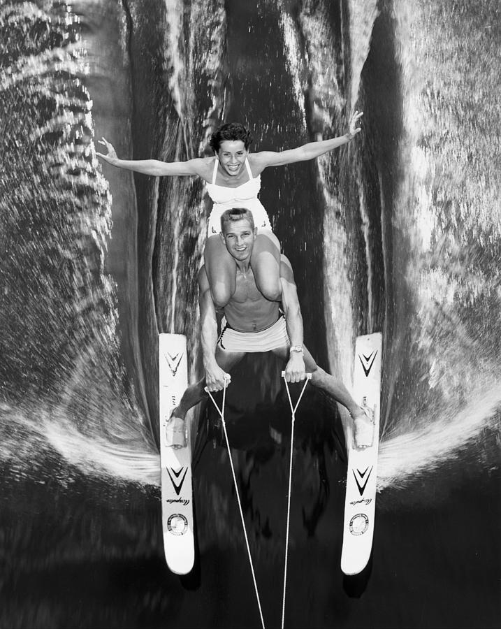 Water Ski Demonstration In 1963 Photograph by Keystone-france