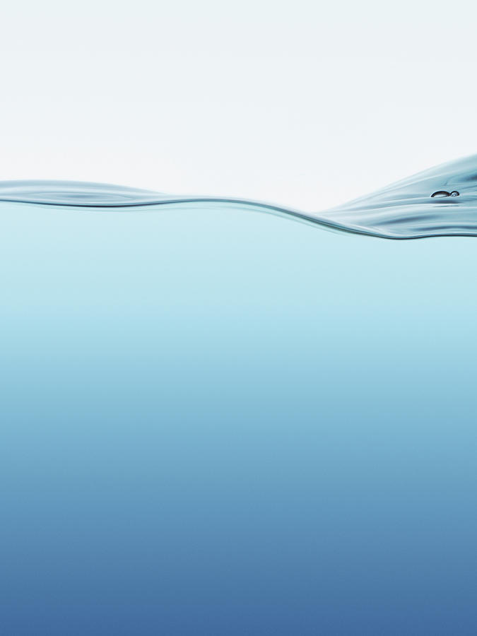 Water Surface With Waves Photograph by Kedsanee Water Surface With Waves Photograph by Kedsanee