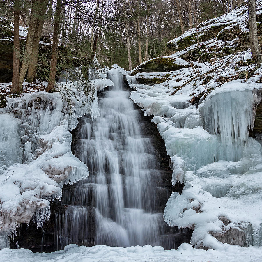 Water Tank Hollow Falls Photograph By Rusty Glessner - Pixels