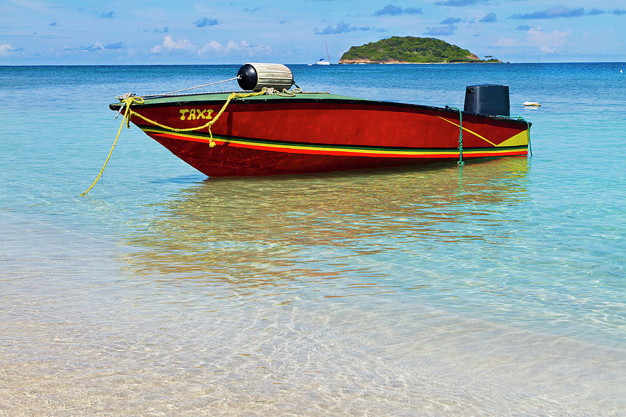 Water Taxi, Mayreau Photograph by Oriredmouse