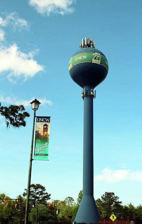Water Tower At UNCW Photograph by Cynthia Guinn