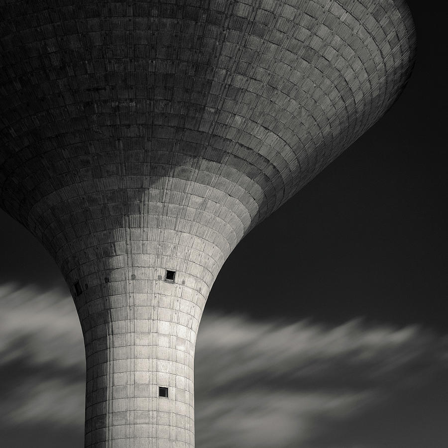 Architecture Photograph - Water Tower by Dave Bowman