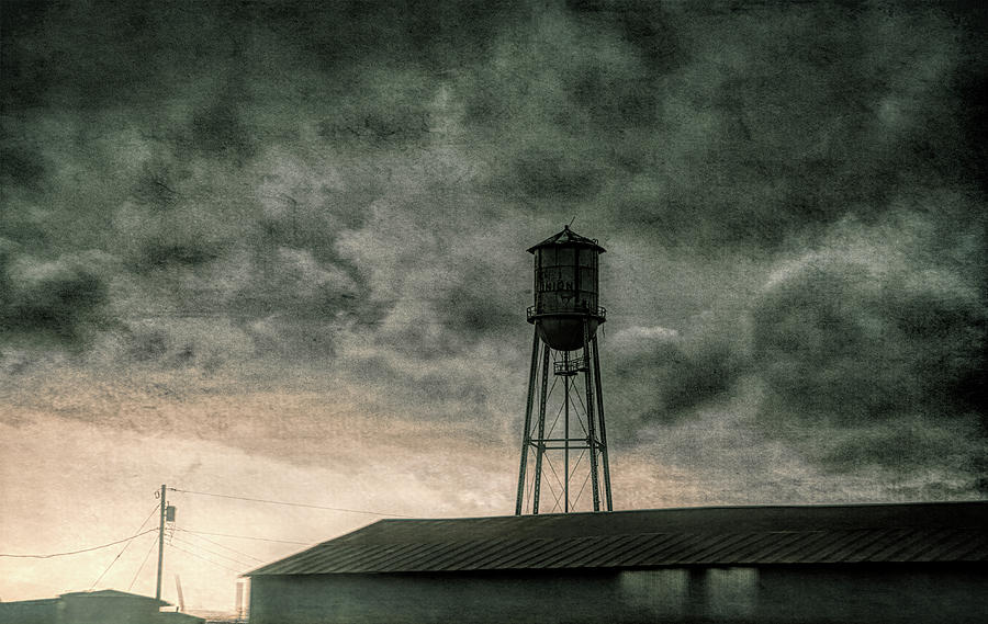 Water Tower #textured Photograph by Andrea Anderegg