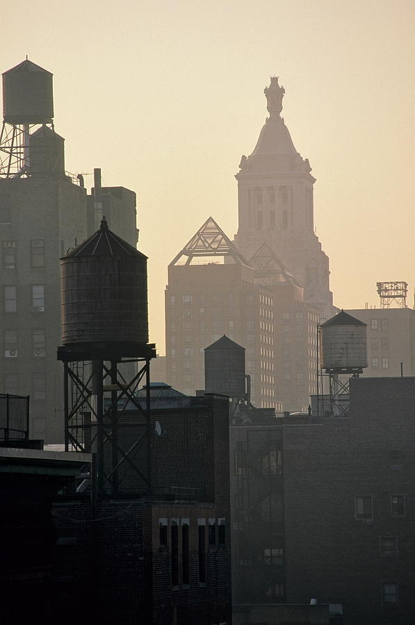 Water Towers And The Con Edison Building Photograph by Franz Marc Frei