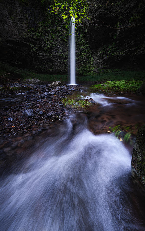 Waterfall Photograph - Water Trails by Hiroaki Ikeshita