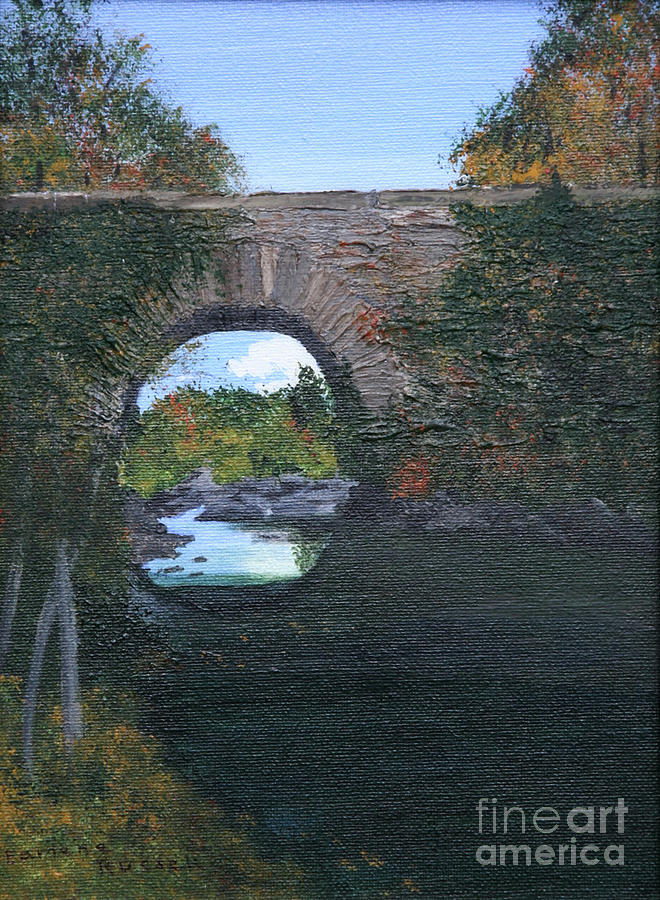 Water Under The Bridge Painting By Earlene Russell