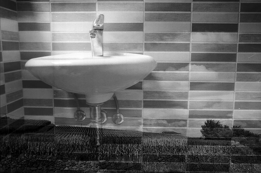 Water Waste  (double Exposure - Film Adox Silvermax) Photograph by Alfredo Lemos