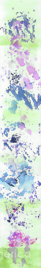 Watercolor Abstract - Spring Colors Painting by Kerri Farley