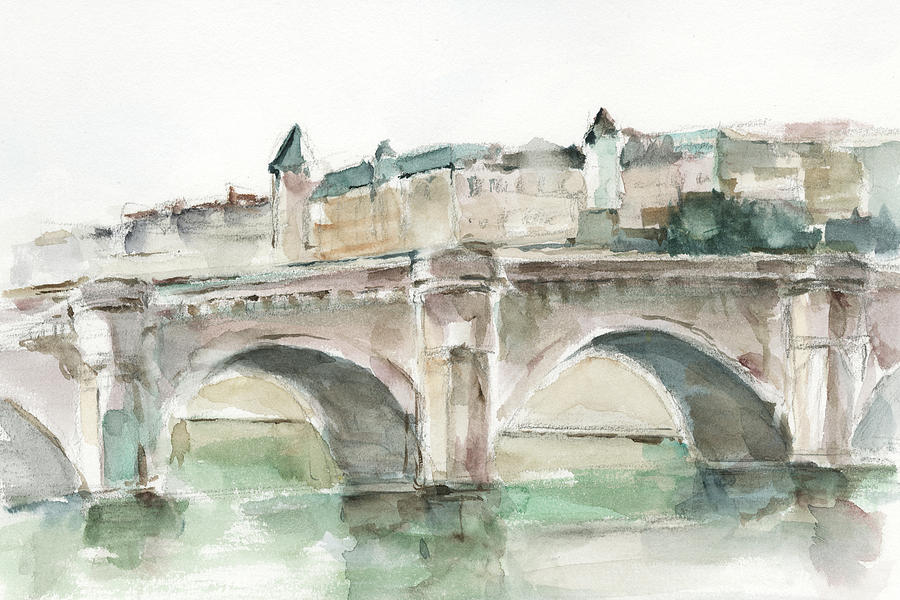 Architecture Painting - Watercolor Arch Studies Vi by Ethan Harper