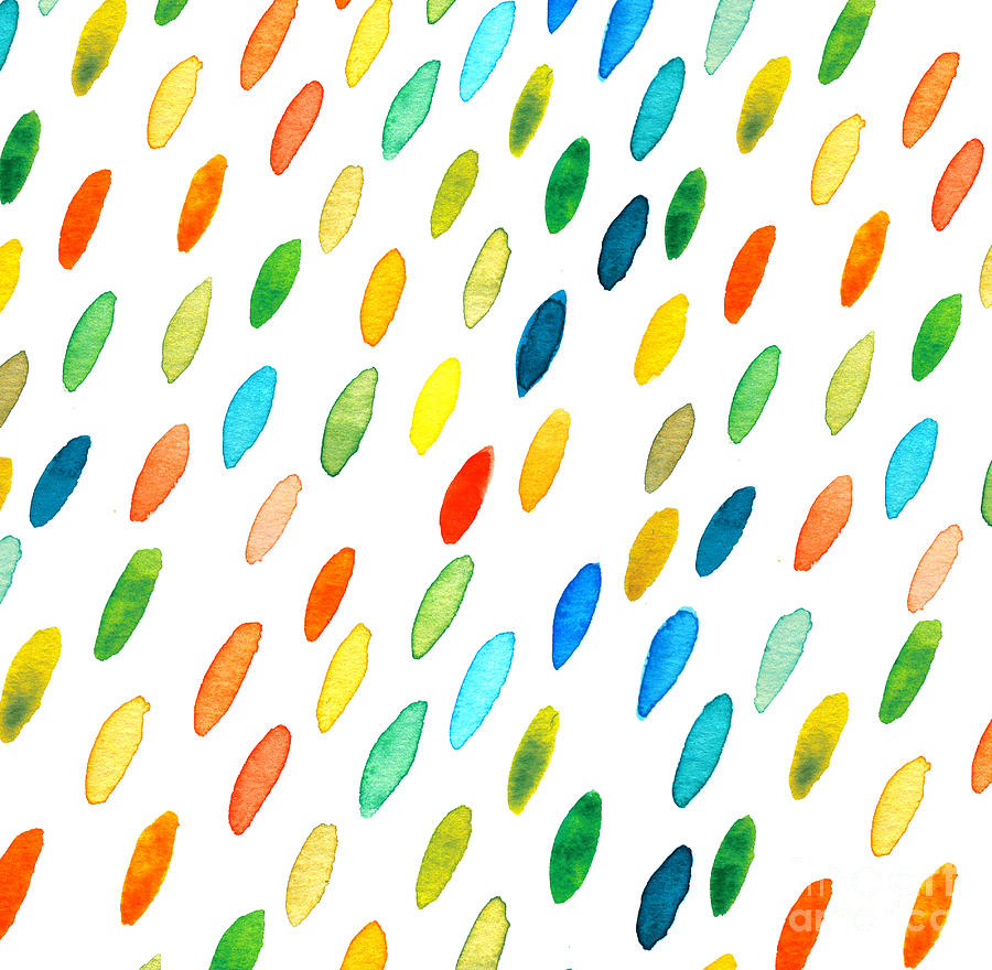 Drop Digital Art - Watercolor Drops Pattern by Maria Sem Drop Digital Art - Watercolor Drops Pattern by Maria Sem