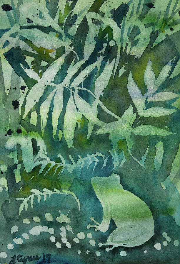 Watercolor - Tree Frog Design Painting