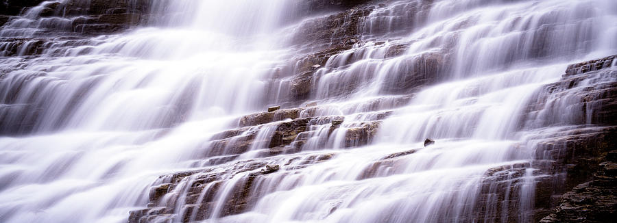 Waterfall, Glacier National Park Photograph by Panoramic Images