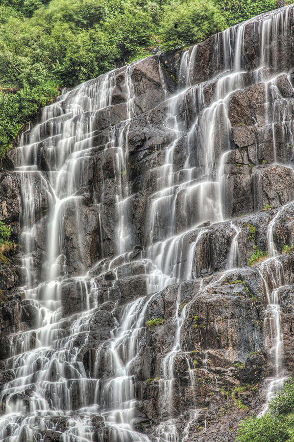 Waterfall In Alaska Photograph by Jonathan Tucker
