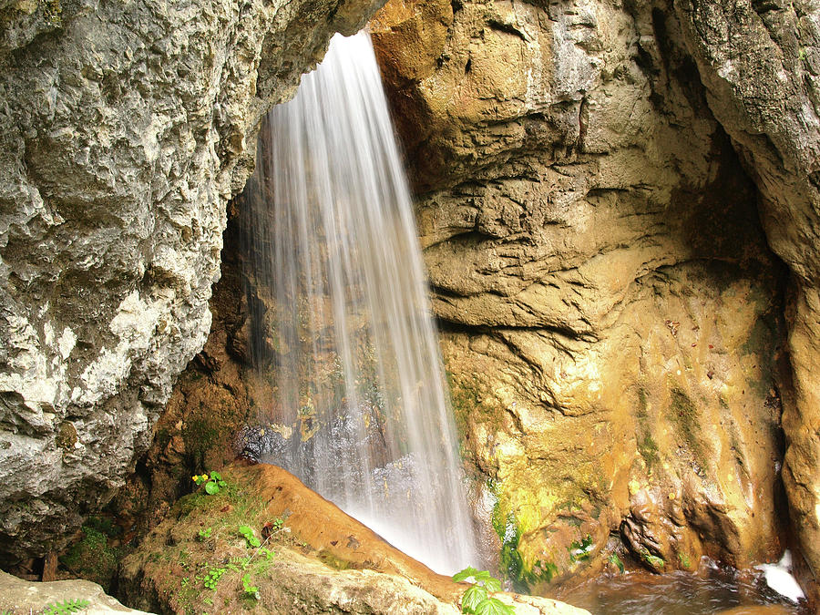 Waterfall In Barenschutzklamm Photograph by Goranstimac