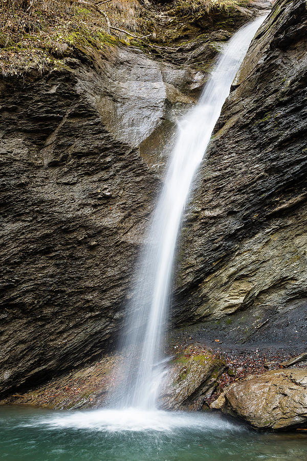 Waterfall in French Alps - 5 Photograph by Paul MAURICE