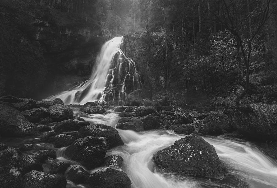 Waterfall In Golling Photograph by Tomas Frolec