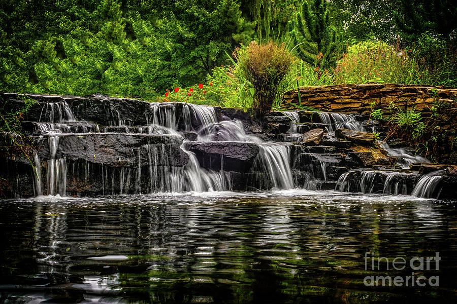 Waterfall in Hamilton Photograph by Nick Zelinsky Jr