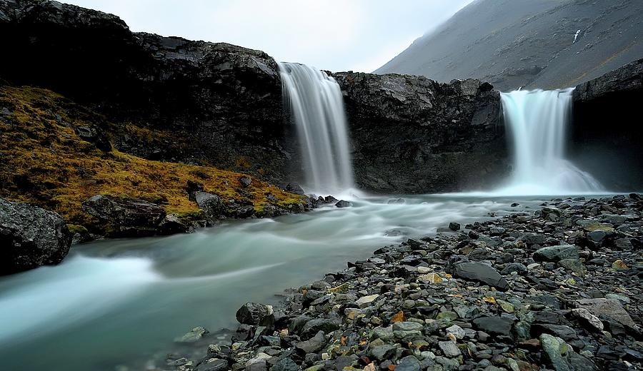 Waterfall In Iceland Photograph by The World Is Beautiful
