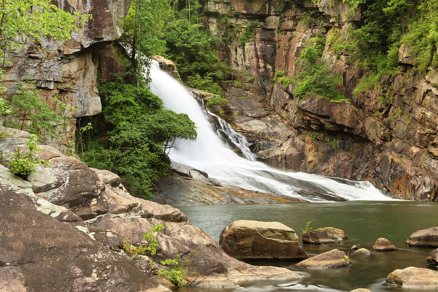 Waterfall In Tallulah Gorge Photograph by Joerosh