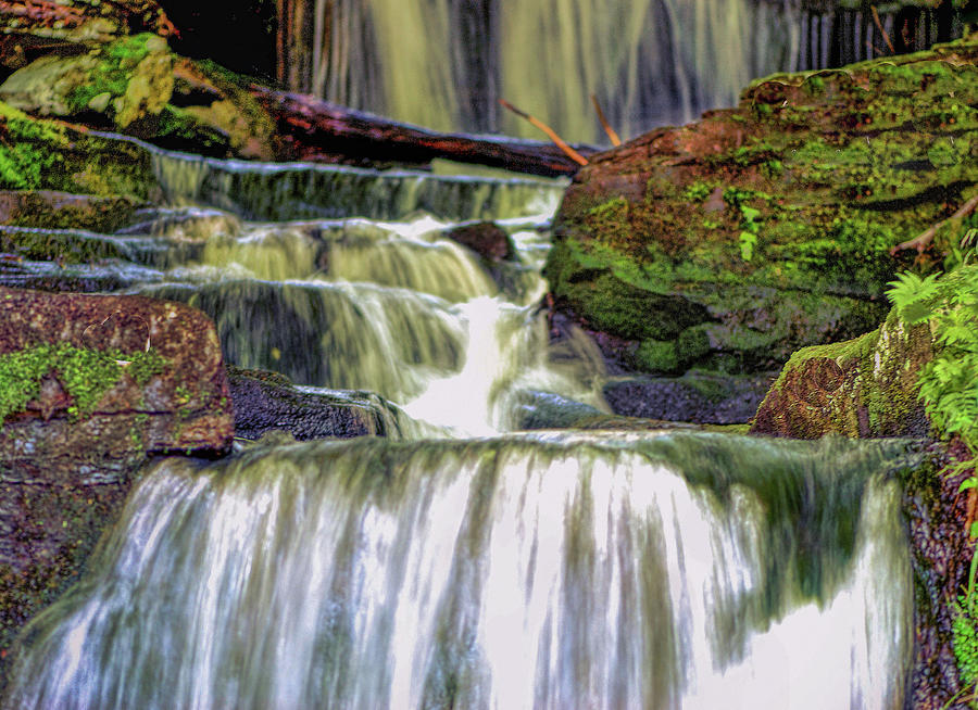 Waterfall in the Catskill Mountains Photograph by Cordia Murphy