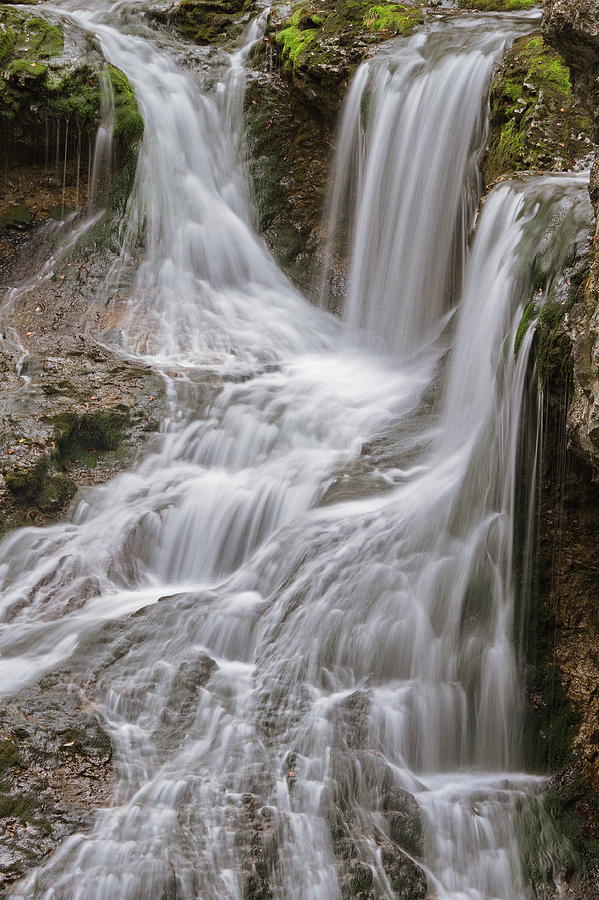 Waterfall in the National Park of Ordesa and Monte Perdido Photograph by Natura Argazkitan