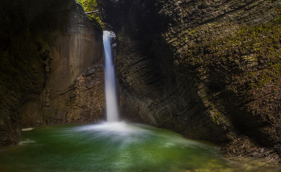 Waterfall Kozjak Photograph by Bor