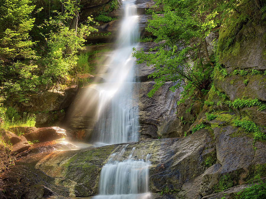 Waterfall Mist and Sunlight Photograph by Leland D Howard | Fine Art ...