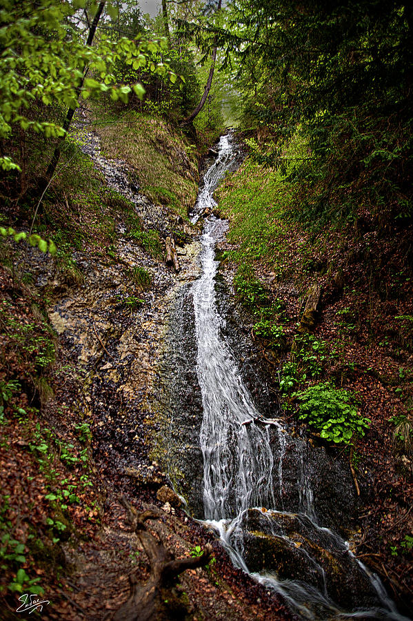 Waterfall Near Dresden Photograph by Endre Balogh