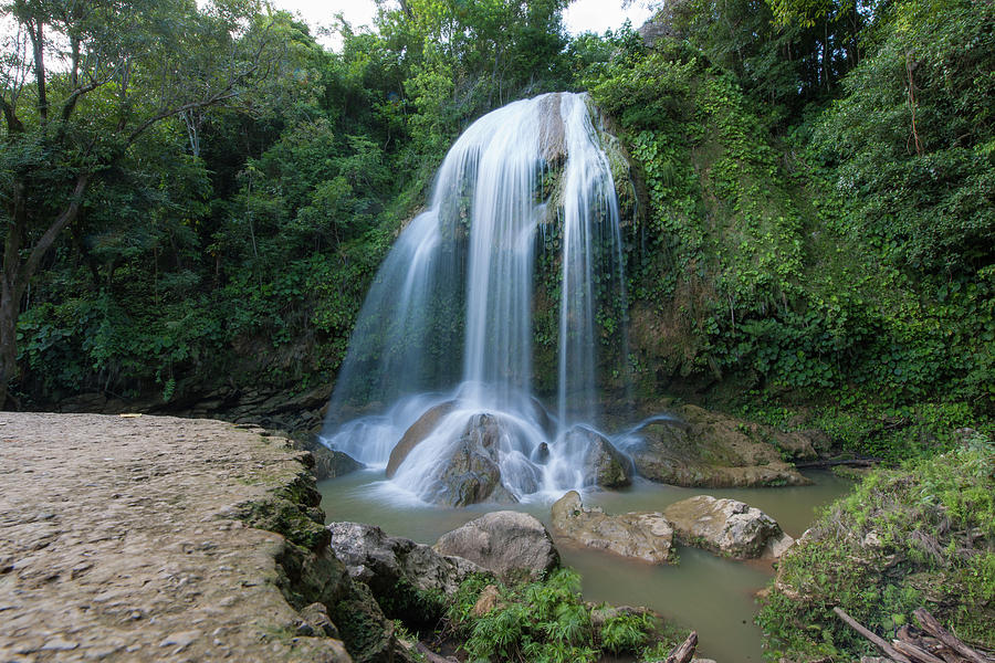 Waterfall near Soroa, Cuba Photograph by Mark Duehmig