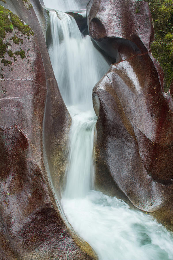 Waterfall Sculpture Photograph by Joan Septembre