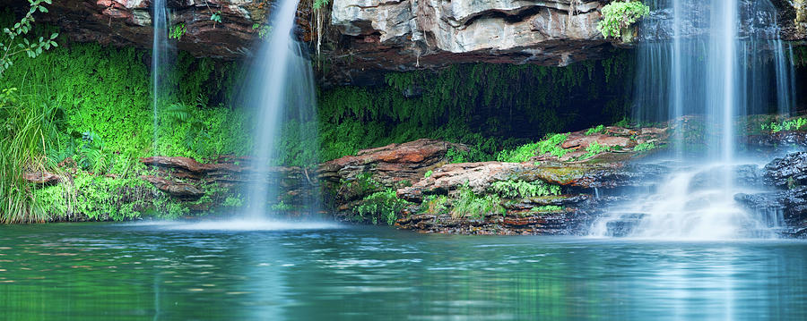 Waterfalls At Fern Pool In Karijini Photograph by Sara winter