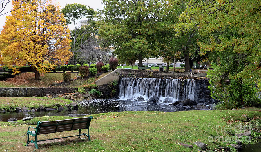 Waterfalls Milford CT  3597 Photograph by Jack Schultz
