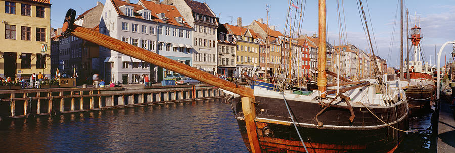 Waterfront Harbor With Boats And Photograph by Harald Sund