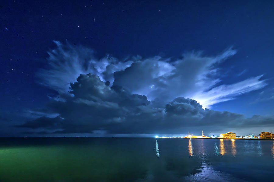 Waterfront Lightening Photograph by Ty Husak