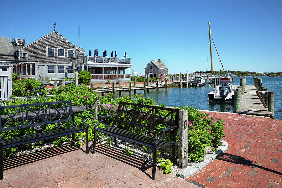 Waterfront, Martha's Vineyard, Ma Digital Art by Claudia Uripos - Fine ...