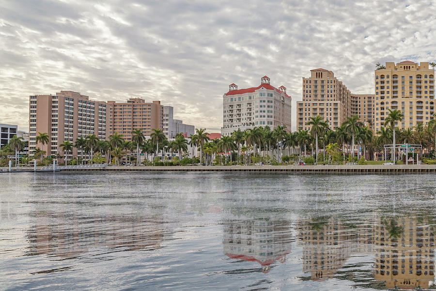Waterfront reflections of West Palm Beach. by Manny DaCunha Waterfront reflections of West Palm Beach. by Manny DaCunha