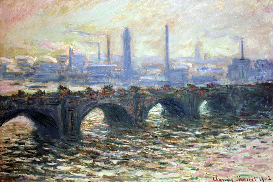 Waterloo Bridge by Claude Monet 1902 Painting by Claude Monet