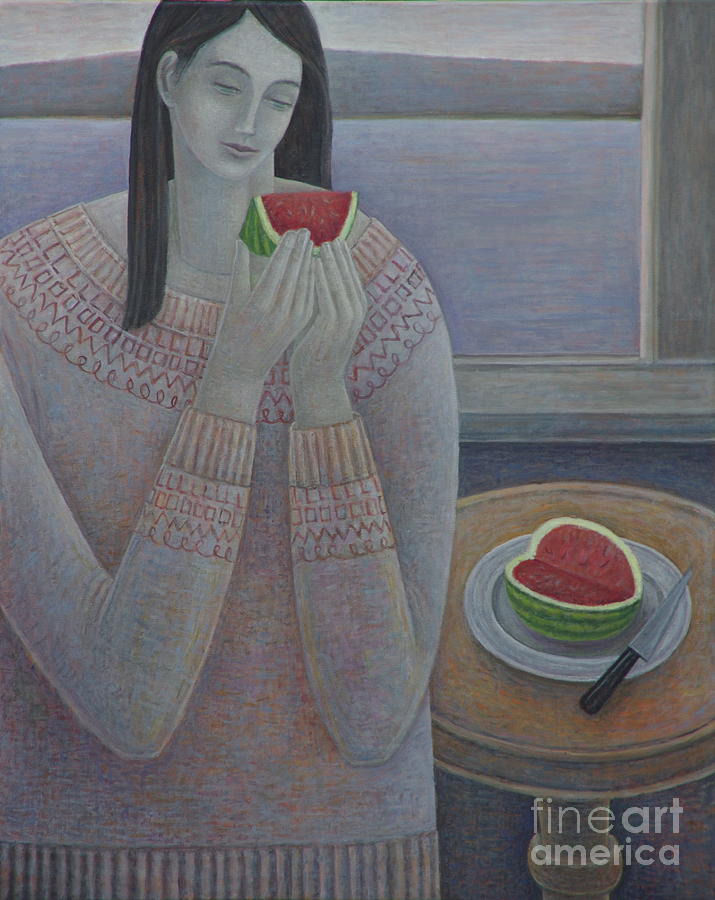 Watermelon, 2017 Painting by Ruth Addinall