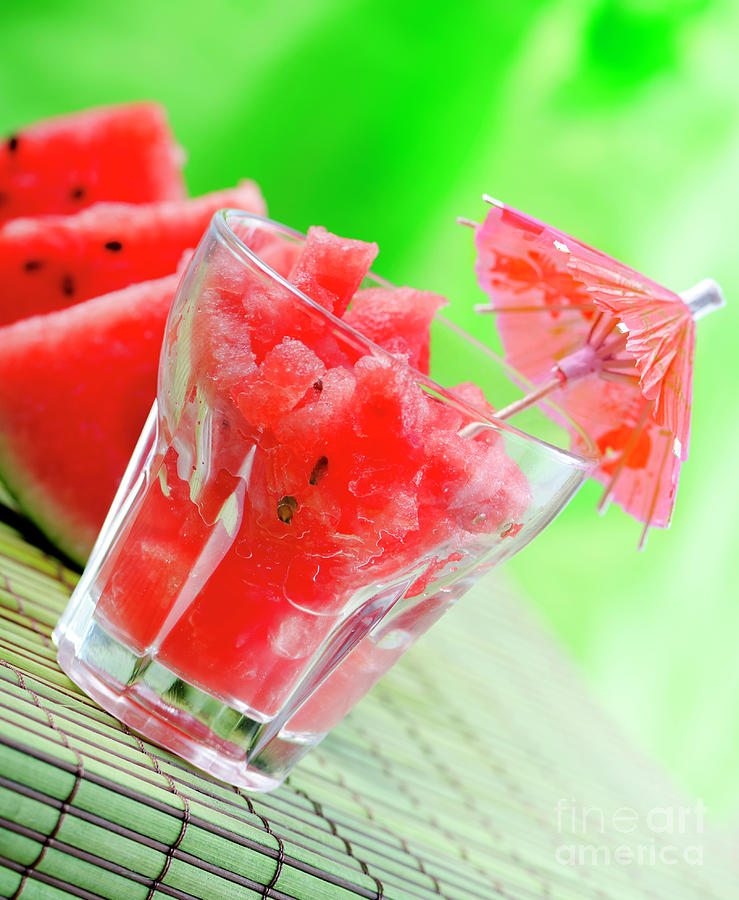 Watermelon juice Photograph by Jelena Jovanovic